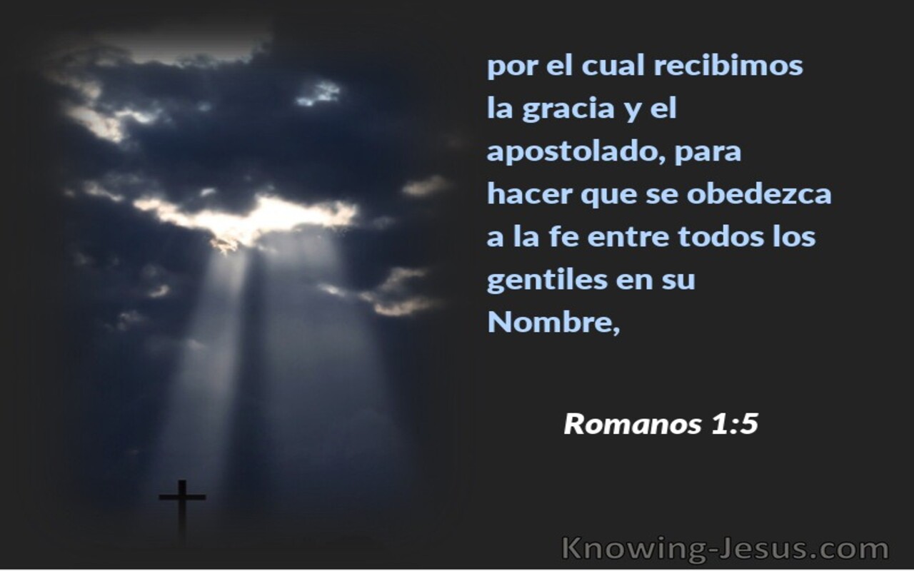 Romanos 1:5 (Armada)